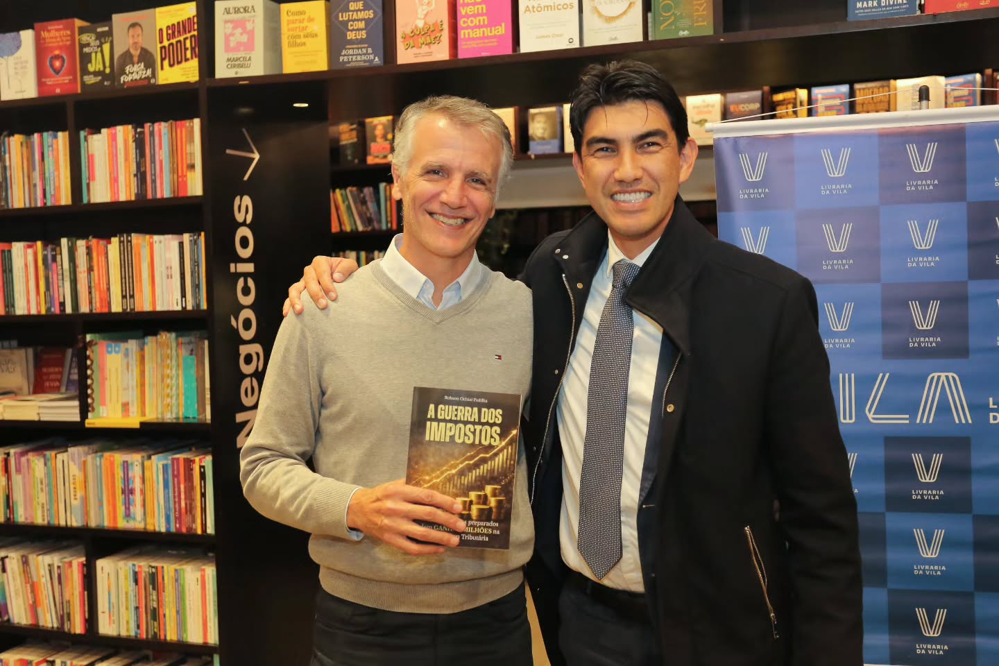 Empresários no evento